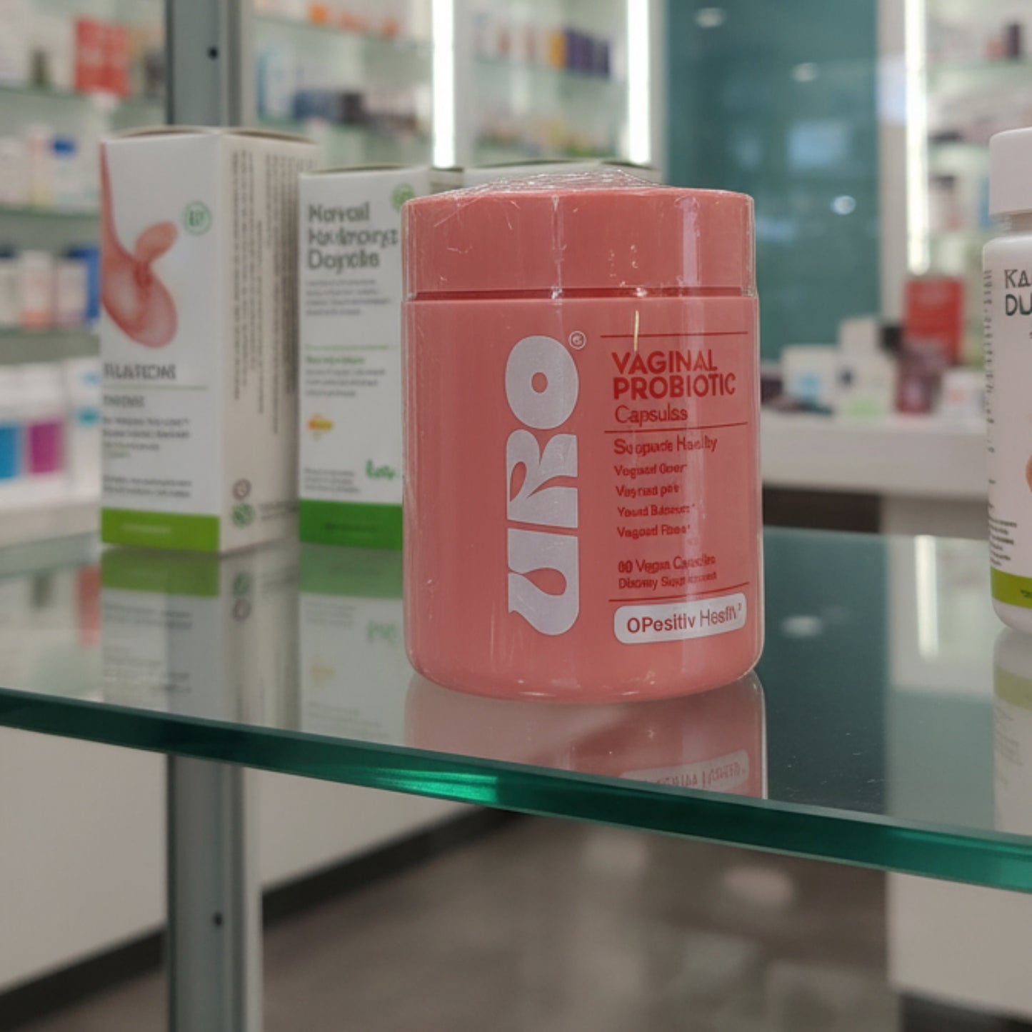 URO Probióticos vaginales - 60 Cápsulas - 1 mes cubierto