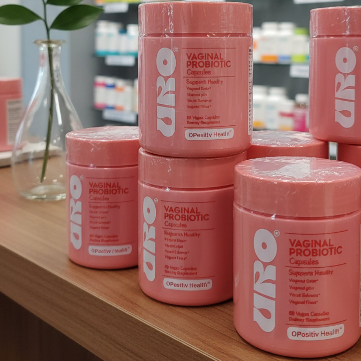 URO Probióticos vaginales - 60 Cápsulas - 1 mes cubierto